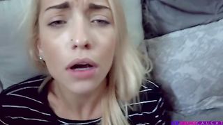 Безотказная сводная сестра сосёт хуй и трахается со сводным братом